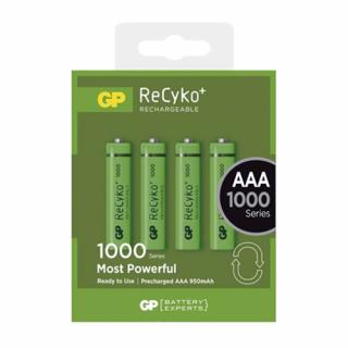 Nabíjecí baterie GP ReCyko 1000 AAA (HR03) | KONDIK.cz Počet v balení: 4 ks
