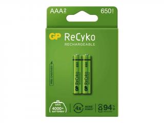 Nabíjecí baterie GP ReCyko 650 AAA (HR03) | KONDIK.cz Počet v balení: 2 ks
