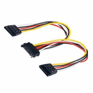 Napájecí kabel SATA - 2x SATA (16cm)