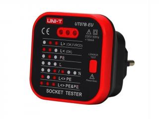 Tester zásuvek UNI-T UT07B