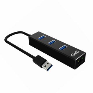 USB hub 3.0 + RJ-45 GUH3AE | KONDIK.cz