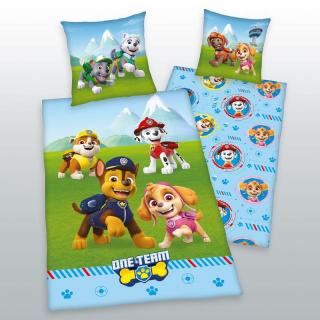 DETEXPOL Povlečení Paw Patrol one team  Bavlna, 140/200, 70/80 cm