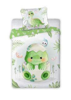 FARO Povlečení do postýlky Dino baby  Bavlna, 100/135, 40/60 cm
