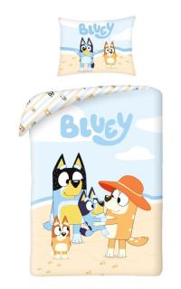 HALANTEX Povlečení Bluey pláž  Bavlna, 140/200, 70/90 cm