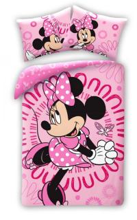 HALANTEX Povlečení Minnie pink  Bavlna, 140/200, 70/90 cm