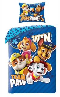 HALANTEX Povlečení Paw Patrol Win  Bavlna, 140/200, 70/90 cm