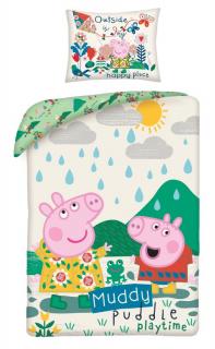 HALANTEX Povlečení Peppa Pig playtime  Bavlna, 140/200, 70/90 cm