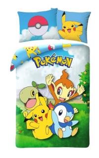 HALANTEX Povlečení Pokémon zahrada  Bavlna, 140/200, 70/90 cm