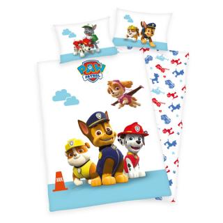 HERDING Povlečení do postýlky Paw Patrol 100/135 cm, 100% bavlna