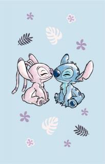 JERRY FABRICS Dětský ručník Lilo and Stitch Light blue  Bavlna - Froté, 50/30 cm