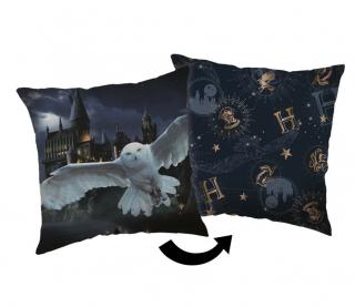 JERRY FABRICS Polštářek Harry Potter Hogwarts  Polyester, 40/40 cm