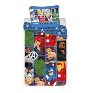 JERRY FABRICS Povlečení Avengers D3 micro Polyester - mikrovlákno, 140/200, 70/90 cm