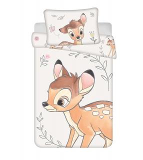 JERRY FABRICS povlečení do postýlky Bambi Beige baby Bavlna 100 x 135 cm 40 x 60 cm