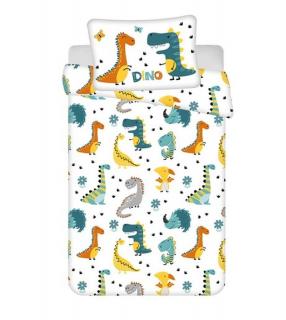 Jerry Fabrics povlečení do postýlky Dino World baby 100x135 cm 40x60 cm