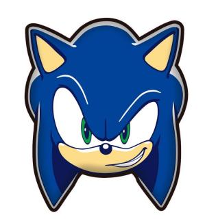 JERRY FABRICS Tvarovaný mikroplyšový polštářek Sonic  Polyester, 33x29 cm