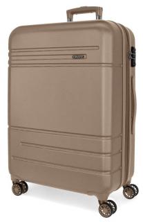 JOUMMABAGS Cestovní kufr ABS MOVOM Galaxy Champagne  ABS plast, 68 cm