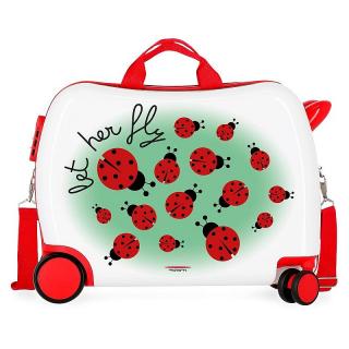 JOUMMABAGS Dětský kufřík na kolečkách MOVOM Berušky MAXI   ABS plast, 50x38x20 cm, objem 34 l