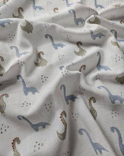 PREM Látková plena s potiskem Brontosaurus  Bavlna, 70/70 cm