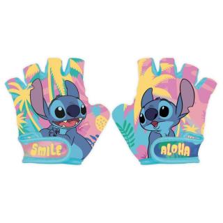 SEVEN Dětské rukavice na kolo Lilo and Stitch 70% polyester, 30% elastan, UNI 5 odpovídá 3 - 9 let