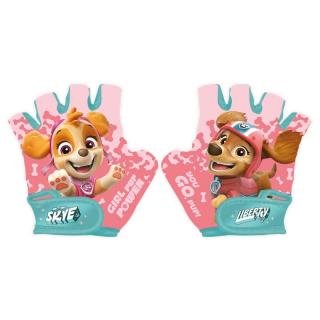 SEVEN Dětské rukavice na kolo Paw Patrol Girls 70% polyester, 30% elastan, UNI 5 odpovídá 3 - 9 let