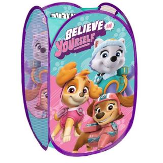 SEVEN Koš na hračky Paw Patrol Girl Polyester, 36x36x58 cm