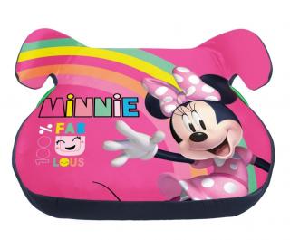 SEVEN Podsedák do auta Minnie Duha tvrzený polyethylen, polstrování Polyester, 22 - 36 Kg