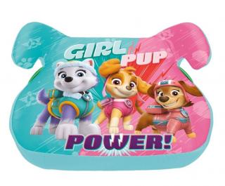 SEVEN Podsedák do auta Paw Patrol Girls tvrzený polyethylen, polstrování Polyester, 22 - 36 Kg