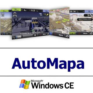 Aktualizace pro navigace AutoMapa Europa (WinCE) - na 1 rok