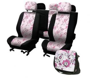 Autopotahy do auta - LadyLine Pink Flower