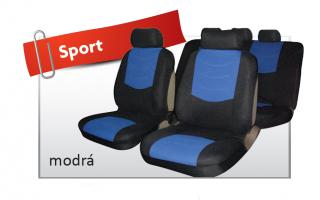 Autopotahy do auta - Sport, barva modrá