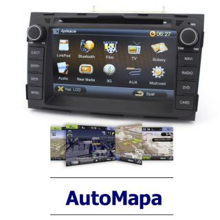 Autorádio multimediální s NAVIGACÍ a OS WinCE pro KIA SPORTAGE (2010&lt;)