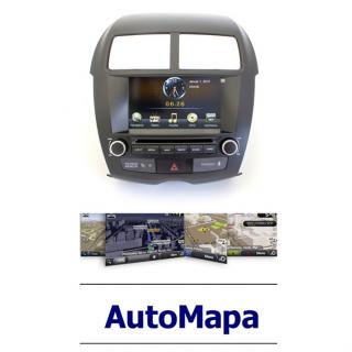 Autorádio multimediální s NAVIGACÍ a OS WinCE pro MITSUBISHI / PEUGEOT / CITROEN