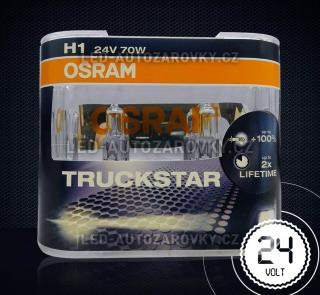 Autožárovky H1 OSRAM TruckstarPRO 70W -24V