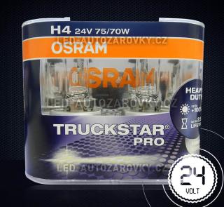 Autožárovky H4 OSRAM TruckstarPRO 75/70W -24V
