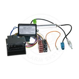 CAN-Bus adaptér ISO-FAKRA pro autorádia vozů /ŠKODA/SEAT/VW (2000-&gt;)