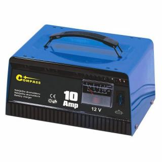 Celokovová nabíječka akumulátoru 10Amp 12V TÜV/GS