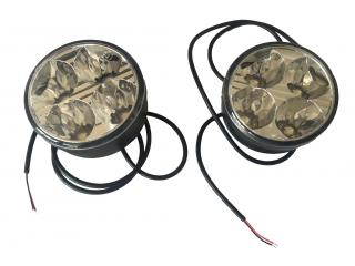 COB LED poziční světlo, kulaté, 4 x LED, 12V