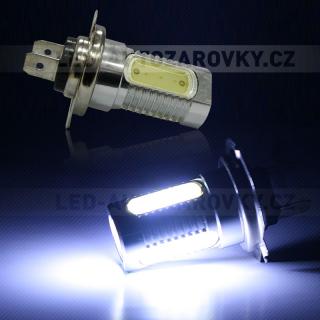 LED žárovka 12V s paticí H7, 4x High Power LED, 1ks