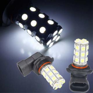 LED žárovka 12V s paticí HB3 (9005), 27 SMD LED, 12V