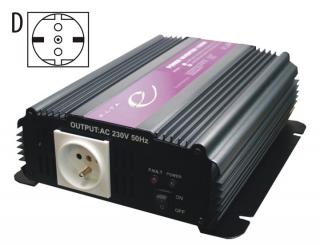 Měnič napětí 24V/230V SP1000-24V