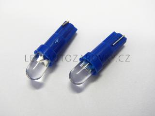 Osvětlení přístrojové desky LED modrá, T5/12V/1,2W, sada 2ks