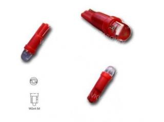 Osvětlení přístrojové desky LED růžová, T5/12V/1,2W, sada 2ks