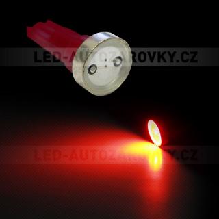 Osvětlení přístrojové desky POWER LED červená, T5/12V/1,2W, sada 2ks