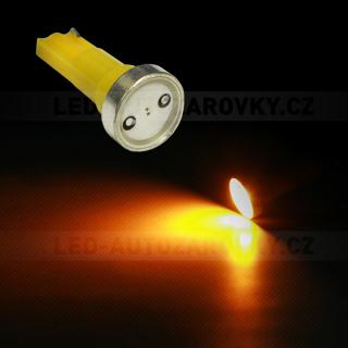 Osvětlení přístrojové desky POWER LED žlutá, T5/12V/1,2W, sada 2ks