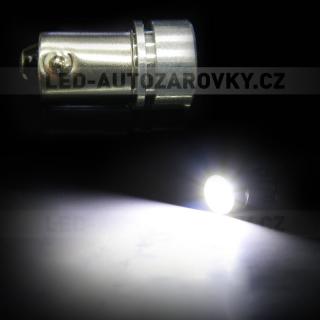 Parkovací světlo - 1x1W LED SMD bílé - patice BA9S, 1ks