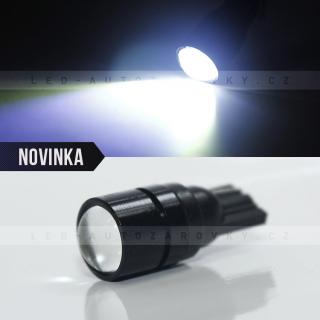 Parkovací světlo T10 - 1x1W High Power SMD BÍLÉ - bezpaticové, 1ks