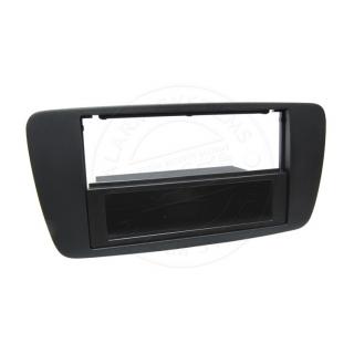 Rámeček pro autorádia 1/2DIN - SEAT Ibiza IV. (2008-&gt;) - černá matná