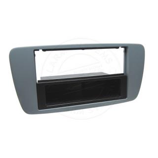 Rámeček pro autorádia 1/2DIN - SEAT Ibiza IV. (2008-&gt;) - šedo-modrá