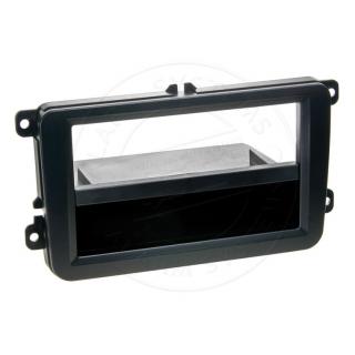 Rámeček pro autorádia 1/2DIN - SEAT/ŠKODA/VW (2003-&gt;)-černá (PF-2239 PRO)