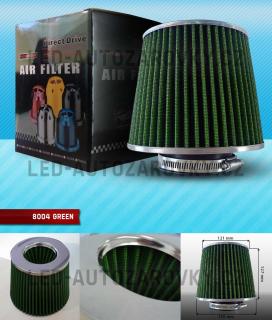 Universální vzduchový filtr - sportovní, oboustranný, barva zelená